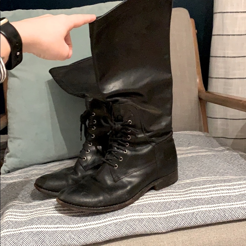 Frye knee high riding boots